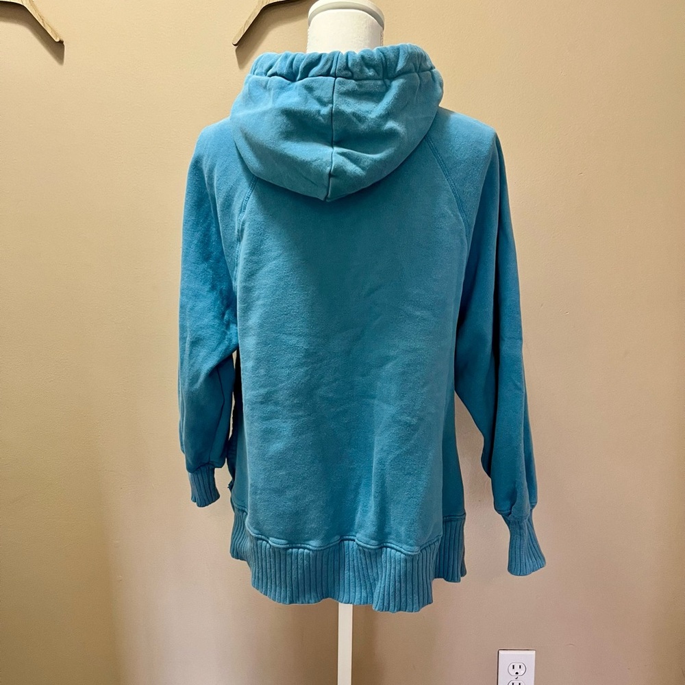 American Eagle Oversized Baby Blue Hoodie Size XS - Picture 5 of 8